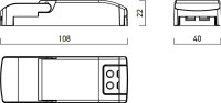 DRIVER CC DIM 500mA 12W IP20