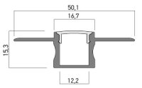 PRF041 TRIM. REC. AL. PROFILE (OVER THE