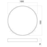 XPILL RND PANEL 100W 220-240V AC 4000K C
