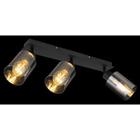 Stropní svítidlo HADERA černá 3xE27, max. 15W 230V GLOBO 15465-3