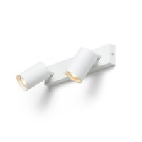 DUDE II přisazená bílá 230V LED GU10 2x9W RENDL R13922