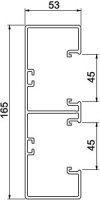 Kanál pro vestavbu přístrojů GK-53165LGR