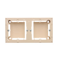 Krabice pro povrchovou montáž 2-náobná béžová KONTAKT SIMON MPN2/12