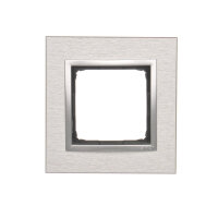 Rámeček 1 -násobný Simon 54 Nature, IP20/IP44 kovový inox klasický DRN1/77