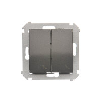 DW6/2L.01/48 Přepínač dvojitý střídavý,