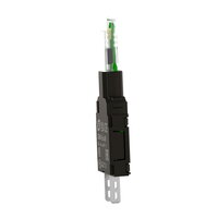 Schneider ZB6EB3B Objímka pro signálku, 12...24V - zelená