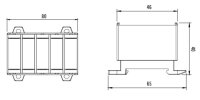 Univerzální svorka UK 35/3x1A+N/PE, 135A Eleman 1006609