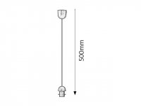 Fix E27 1x 60W IP20 bronz RABALUX 9920
