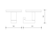 Venkovní nástěnné LED svítidlo BARI N, antracit - neutrální PANLUX PN42300009