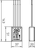 OBO ÜSM-LED 230 Modul přepěťové ochrany typ 3 pro 230V sítě optická signal. 230V