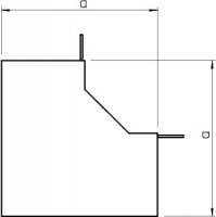 OBO WDK HI100230RW Kryt vnitřního rohu pro kanál WDK 100x230mm čistě bílá