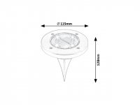 Rabalux 7975 Dannet LED 0,24W IP44