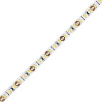 LED pásek SMD2835 žlutý, 120LED/m, 9,6W/m, DC 12V, 240lm/m, IP20, 8mm, 50m