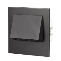 Zamel TYP 11-221-67 Světlo LED NAVI pod omítku 230Vstř IP20 ČERNÁ NEUTRÁLNÍ BÍLÁ