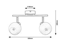 Rabalux 3967 Soraya E14 2x MAX 40W IP20