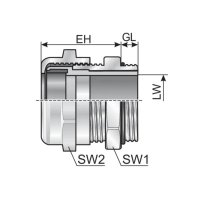 průchodka WKM M20x1,5 MURRPLASTIK 84125018