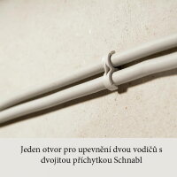 DSS 10 příchytka pro dva vodiče 4-12 mm, 3022 SCHNABL 30220