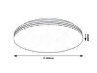 OSCAR2 svítidlo bílá LED 18W IP20 RABALUX 71177