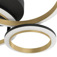 Stropní svítidlo CALLIERA LED 490X445 SCHWAR/bílá 4000K 20W IP20 EGLO 901224