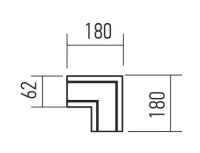 XTRACE 90° CONNECTOR 2X4W 220-240V AC 30