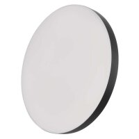 LED přisazené svítidlo DIONI kruhové, černé, 15W, se změnou CCT EMOS ZM7153