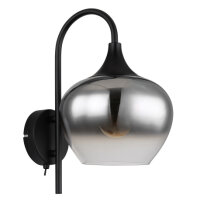 Nástěnné svítidlo MAXY černá 1x E27 40W, 230V GLOBO 15548W