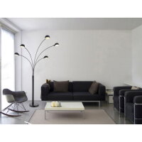Stojací lampa SEYMOUR černá 5x E14, max. 40W 230V GLOBO 58228NB