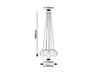 Rosehip zelená G9 7x MAX 25W IP20 lm