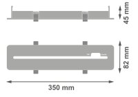 EMERGENCY EXIT SIGN ACCESSORIES RECESSED KIT LEDVANCE 4099854232121