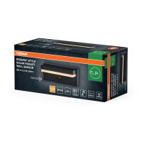 ENDURA STYLE SOLAR+USB ROBUST SENSOR Wall IP54 USB Dark Grey OSRAM 4099854415715