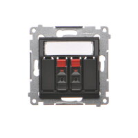 DGL32.01/49 Dvojitá zásuvka reproduktoro