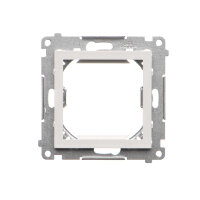 Adaptér přechodový (průchodka) pro zařízení standardu 45 × 45 mm bílá matná