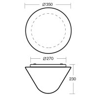 Osmont 48955 DRACO 3 LED-1L13A07K64/253 4000 16W IP43