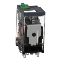 Schneider RXM4GB1BD Miniaturní 4P, 3 A, 24 V DC bez LED, Au (obj.množství 10 ks)