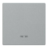 Klapka, Merten System M, s průzorem, aluminium, termoplast matný 431060