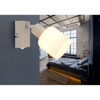Nástěnné svítidlo TRENT písková 1x E14,max. 25W 230V GLOBO 54114-1