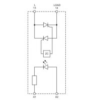 Finder 77.25.9.024.8650 Relé polovodičové, 1Z/25A, 24V DC, sp_nula