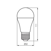 LED světelný zdroj A60 N 12W E27-WW MILEDO 31028 Kanlux