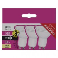 LED žárovka Classic MR16 /GU10 /8,4W(60W)/806lm/teplá bílá EMOS ZQ8370.3