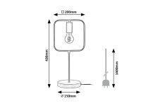 Rufin E27 1x 40W IP20 písková RABALUX 3219