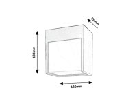 Balimo LED 12W IP54 4000K bílá RABALUX 7477