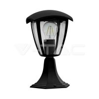 Garden Lamp 300mm IP44 Black,  VT-734