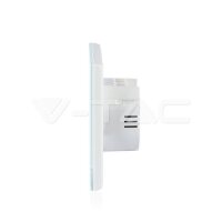1 Gang 1 Way Doorbell Switch WhiteVT-541