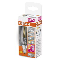 Světelný zdroj OSRAM LED RELAX and ACTIVE CLASSIC B 40 CL 4 W/2700 K/4000 K E14