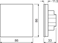 LEDVANCE LC RF TOUCH PANEL RGBW TOUCH PANEL RGBW 220-240