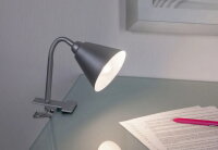 Svítidlo se skřipcem Vitis Flexarm E14 šedá a šňůrový vypínač 954.32 95432