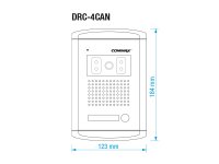 Commax DRC-40K DRC-40K, barevná dveřní kamerová jednotk