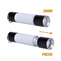 LED nabíjecí ruční svítilna s kampingovou lucernou 250lm power bank Li-Ion WN43