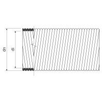 Ohebná elektroinstalační trubka kovová pr. 28,9 mm 33522, 750N/5cm KOPOS 3323_XX