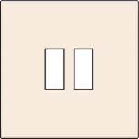 Kryt USB nabíječky-CREAM NIKO 100-68001